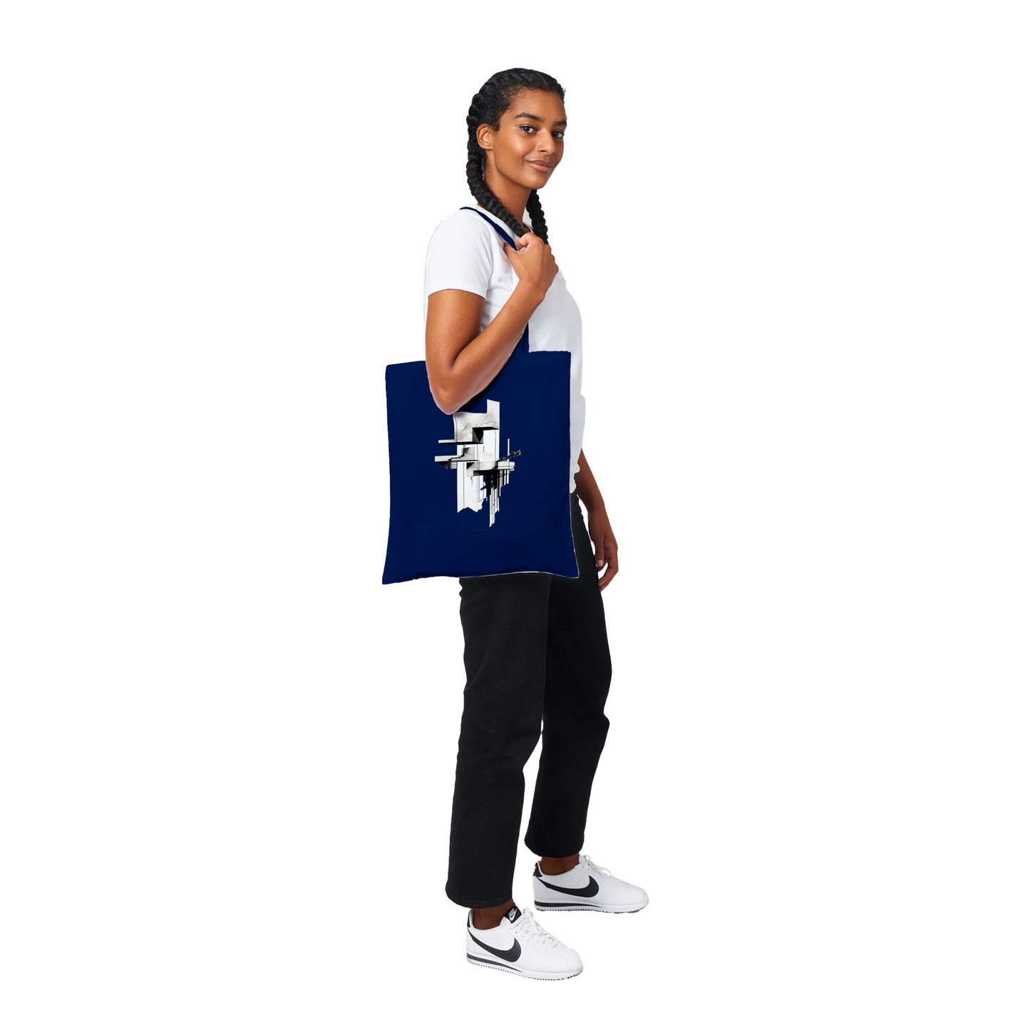 "Ethereal" Tote Bag Navy
